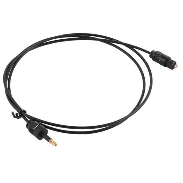 1m Digital Optisk Lydkabel til 3.5mm AUX / Toslink Kabel