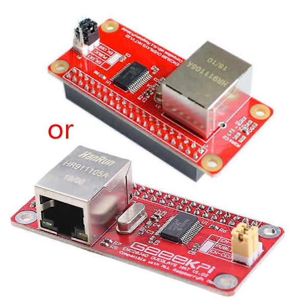 ENC28J60 LAN Ethernet Nettverksadaptermodul for Raspberry Pi Zero