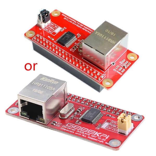 ENC28J60 LAN Ethernet -verkkosovitinmoduuli Raspberry Pi Zerolle