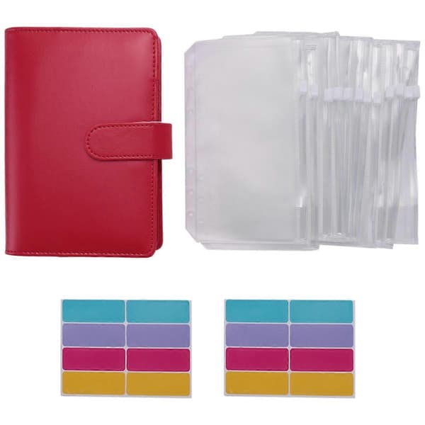 Budgettering Kontantkuvert, 15 stk. Budgetbindersæt, med Kontantkuvert, A6 Binder, til at Spare Penge