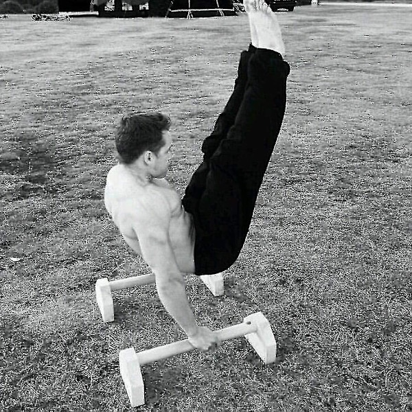 Push Up Bars Handstand Trä Push Ups Push Up Stång Bar Fitness