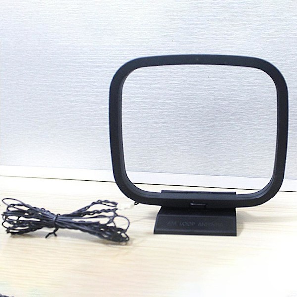 1 stk. FM AM Loop Antenne til Modtager med 3-polet Mini-stik til Sharp Chaine Stereo AV-modtager