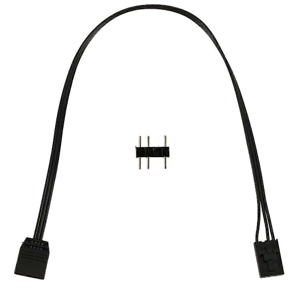 For Corsair 4PIN RGB til Standard ARGB 3-Pin 5V Adapter Kobling RGB Kabel 25cm