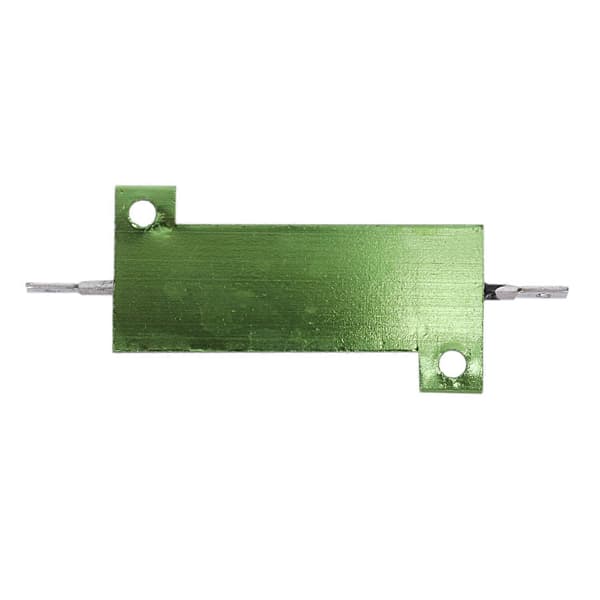 2 stk. Chassis Mount Grøn Trådviklet Aluminiumshus Modstand 50W 16 Ohm