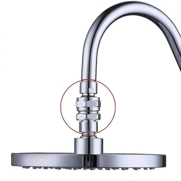 Dusjforbindelseskuleledd Dusjhode Svingbar Kuleadapter Justerbar