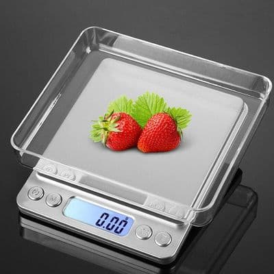 Præcisionsvægt - YYV - 500g - 0.01g - Baggrundsbelyst LCD-display - Tarafunktion