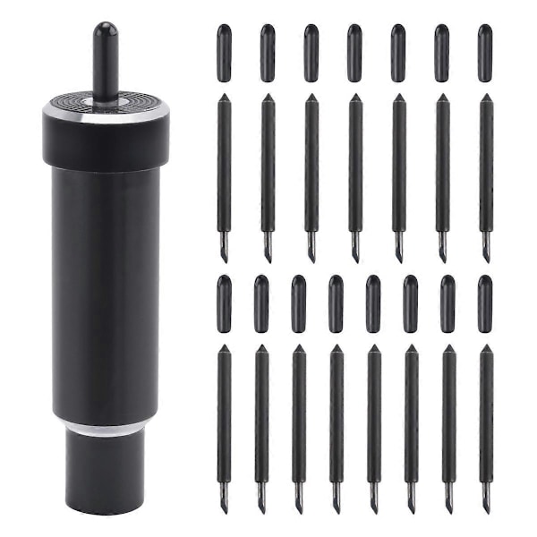 15 st Äkta Svart Djup Skärblad och 1 st Djup Skärverktygshållare för Cricut Maker 3 Cricut Explore 3 2 A