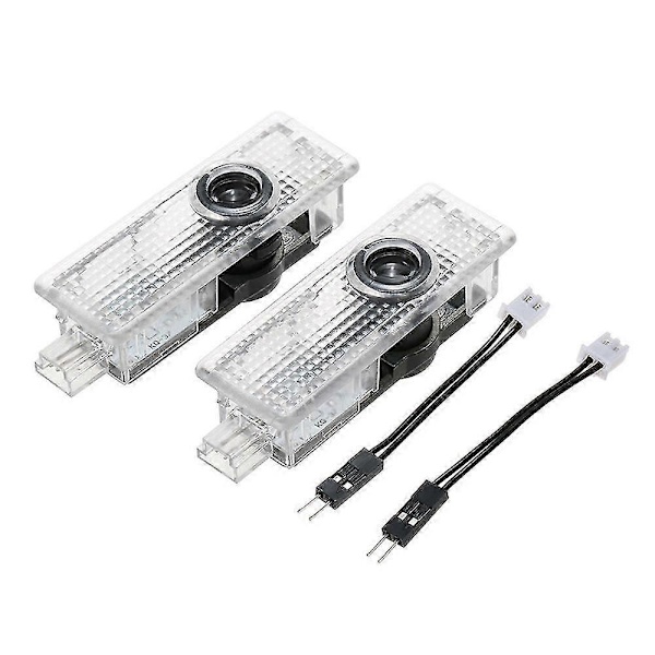 Passer til 2 stk. Passer til mini mini cooper velkomstlys projektorlys modificeret led dekorativ
