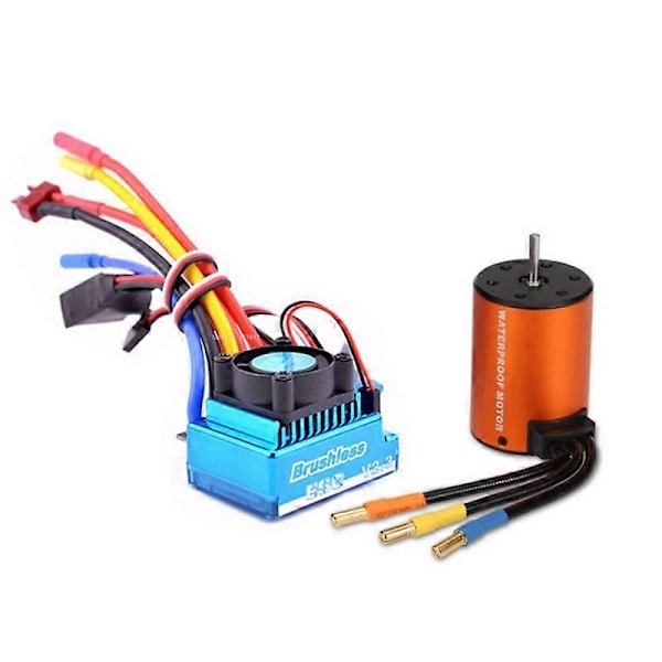 Børsteløs Opgraderingssæt Motor ESC Sæt til WLtoys 144001 A959-B A979-B RC Bil Reservedele