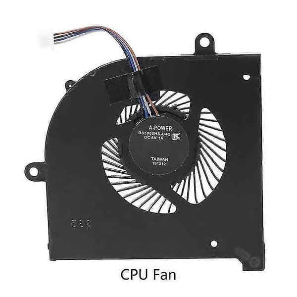 Laptop CPU & GPU Køleventilator til MSI GS75 9SG 9SF 9SE Stealth P75 Creator MS-17G1 17G2 17G3 BS5005H