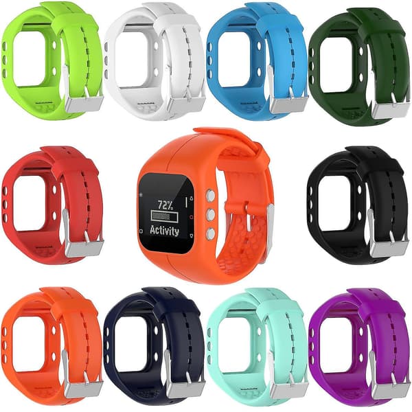 Silikon armbåndsrem for Polar A300 med spenne