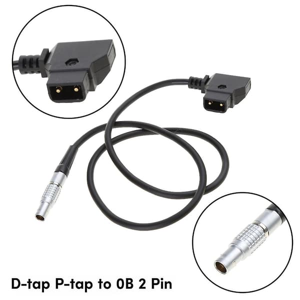 Tilpassbar D-Tap til 0B 2-pin hann strømledning Perfekt for Teradek Bolt Bond, transvideo Smallhd 703monitor Kamera