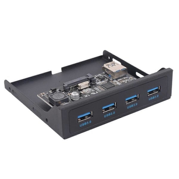 PCI-E til USB 3.0 PC Frontpanel USB Utvidelseskort PCIE USB Adapter 3.5 Tommers Floppy Frontpanel Brakett