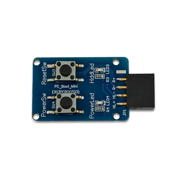 PC-Boot-Mini Bundkort Boot Test Board 9 Pin PC Tænd/Sluk Knap til PC Bundkort