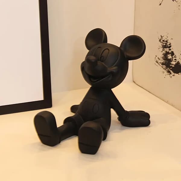 Mobil- og tabletstativ med Disney Mickey Mouse-tegning, lavet af ABS-materiale, UME-mærke, sort