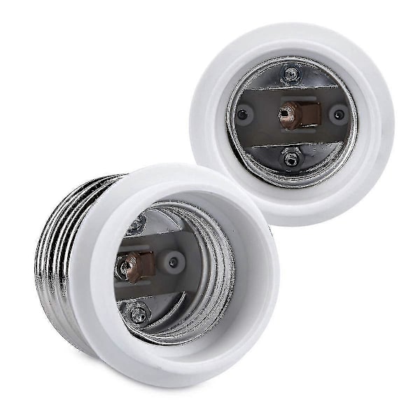 10x Sockeladapter - 10x E40 till E27 Sockelomvandlare - E27 Baslampahållare Adapter för Halogen LED