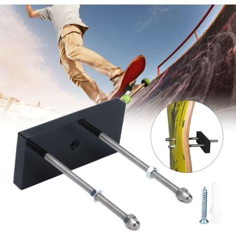Flytande väggfäste för skateboard, stabilt och hållbart, hängande förvaring för garage, sovrum eller hem.