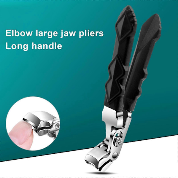 ClipMaster Pro, Ergonomisk Vinklet Hode Negleklipper for Eldre