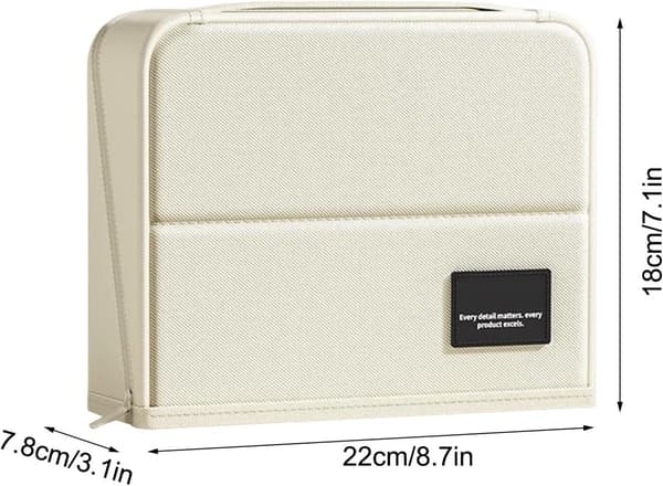 22x7.8x18 cm - Blyantmappe med flere rom - Blyantveske - Blyantholder - Blyantmappe for gutter - Blyantmappe for jenter