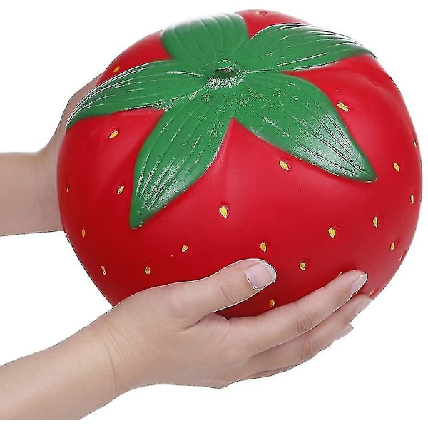 Jordbær Super Stor Antistress Squishies Klem Klem Legetøj Langsomt Stigende Squishies Jumbo Legetøj Langsomt Stigende Legetøj