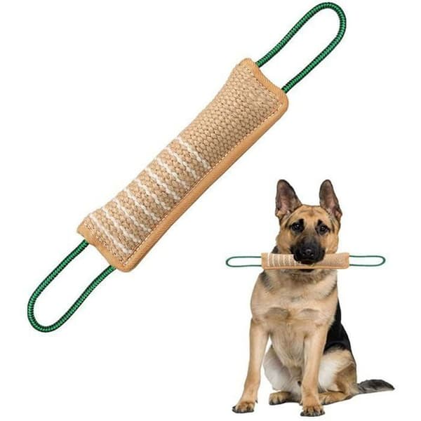 Jute hundebid legetøj, ekstra robust, tovtrækning YYV