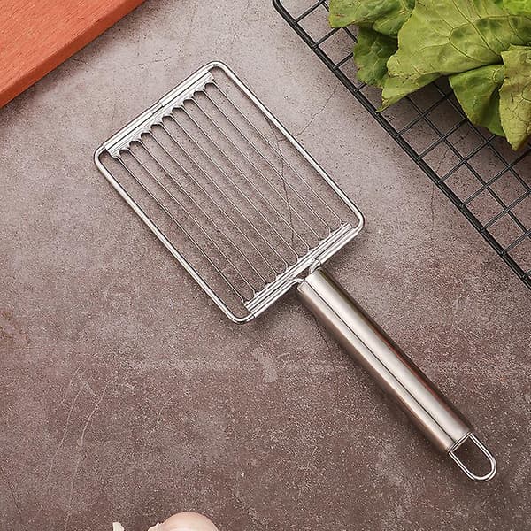 Kjøkken Slicer i Rustfritt Stål - Tomat/Potet/Egg Slicer