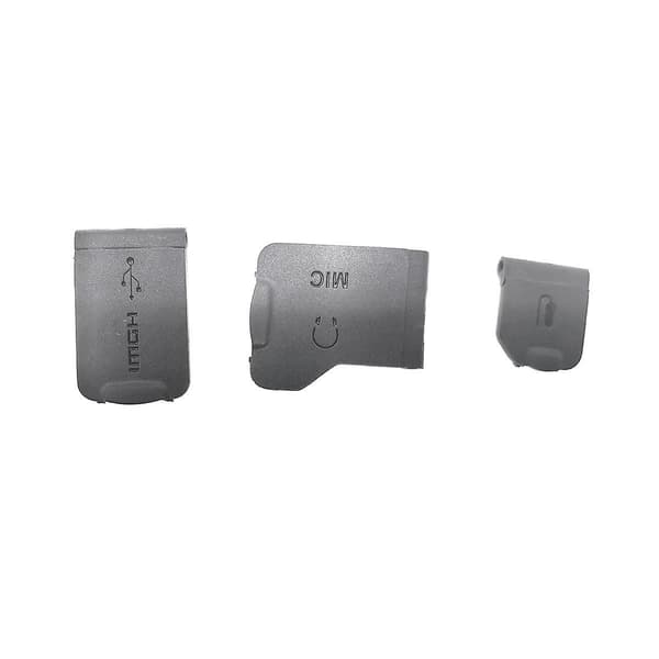 3 stk. Nye USB Gummibelægninger til D750 USB-Side Kamera Reparationsdele