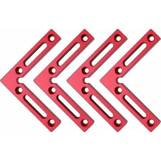 Positioneringsbeslag - LARGEIGHT - 90 grader - Aluminium - 4.7\"x4.7\" - Flere farver