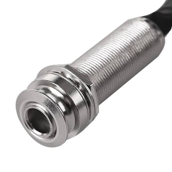 5x Piezo Kontaktmikrofon 3 Transduser Pickup Med Endepinnekontakt For Kalimba