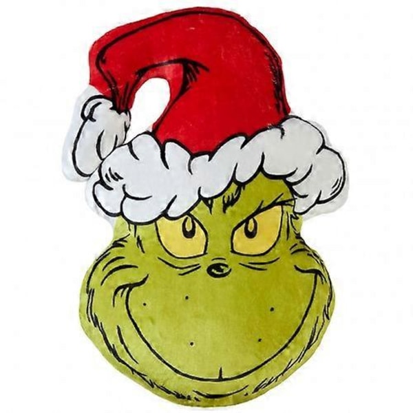 The Grinch Shaped Filled Cushion