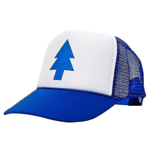 Dipper Gravity Falls Curved Bill BLUE PINE TREE Trucker Hat Baseball Cap Unisex