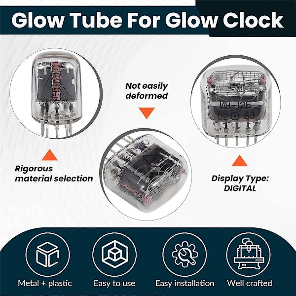 1 stk. Ny IN-12 IN12 gløderør til glødeur Nixie Digital LED-ur med decimalpunkt