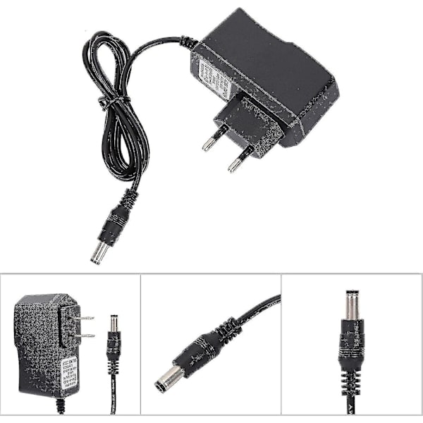 Keyboard Piano Strømforsyning, Universal 9v Ac/dc Strømforsyning Til Digitalt Keyboard E-piano Klaver Keyboard Musikinstrument, 100-240v (eu Stik)