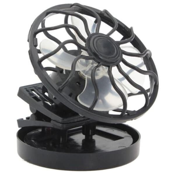 Sommer med clip mini bærbar solcelleventilator, solcelle clip kasket ventilator med clip, lille solcelleventilator