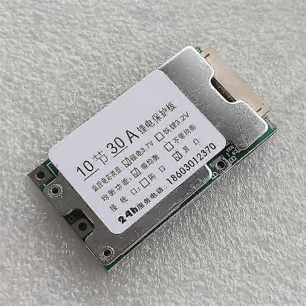 10S 36V 30A Batteriskyddskort - Cellskydd BMS PCB-kort