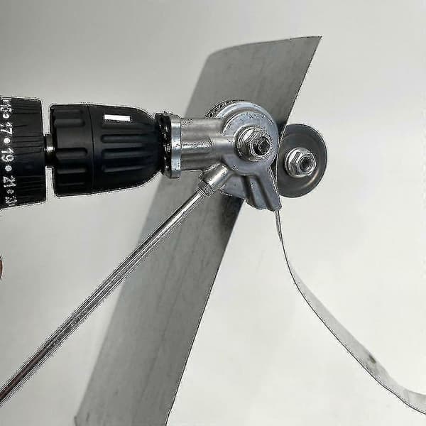 Elektrisk Drillplatekutter Dobbelthode Platemetall Nibbler Kutter Kompatibel Kutte Stål/Legering/Pla
