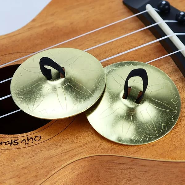 2 stycken/set unika och coola miniinstrument - Belly Dance Finger Cymbaler