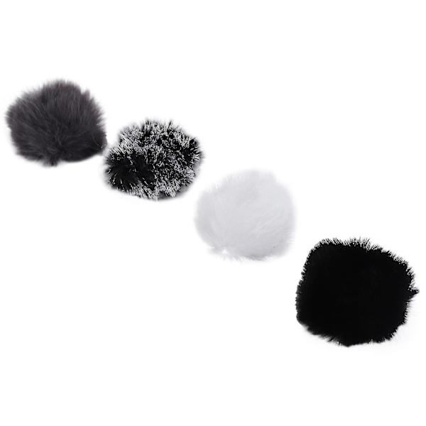 8 st Universal Lavalier Mikrofon Päls Vindruta Päls Vindruta Vindmuff För Lapel Lavalier Mic