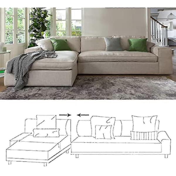 4 stk. sektionssofa-samlere, kraftige sofa-snap-alligator-sofa-samlere, sofa-sammenkoblingssamlere, møbelsamlinger med monteringsskruer