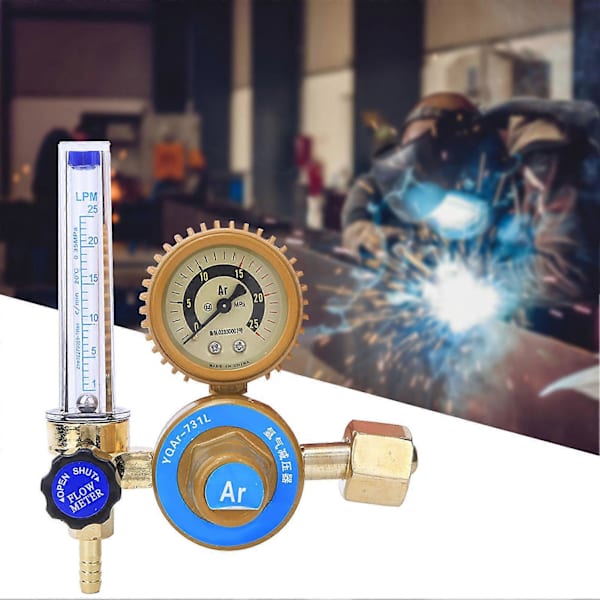 Argon CO2 Mig Tig Flow Meter Regulator Tryk Måler Svejs Del