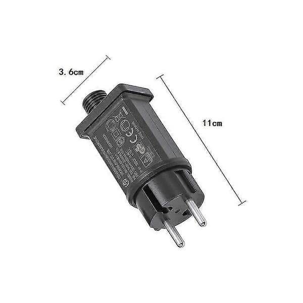 Jul 12V LED Strømforsyning - IP44 Transformator for Julelys (1 stk)