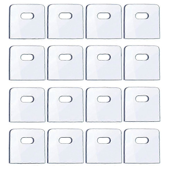 16 Set/ 32 Delar Transparenta Vertikala Persiennreparationsflikar, Vertikala Persiennreparationsskydd, Vertikala Persienner