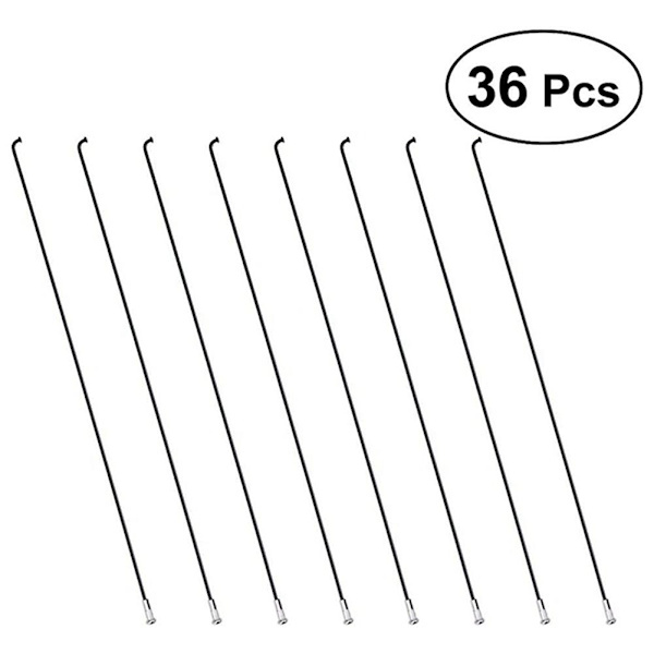36 kpl Pyörän Säteet, Maastopyörä/Maantiepyörä Pyöreät Terässäteet 14G 252Mm Kuparikupilla