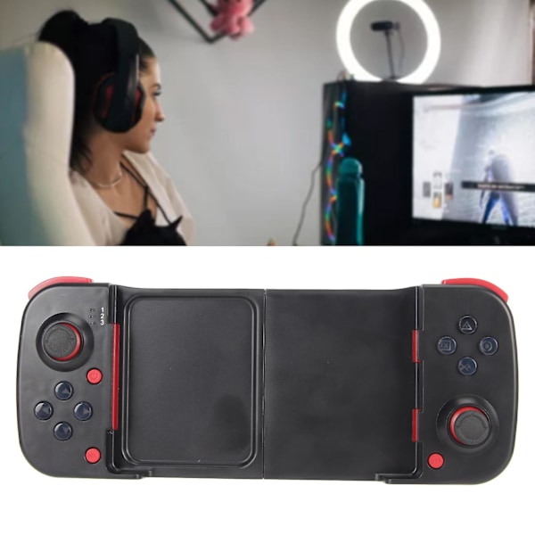 Bluetooth Mobilspelkontroll Stretchable Trådlös Telefon Gamepad för Android för IOS för PS3