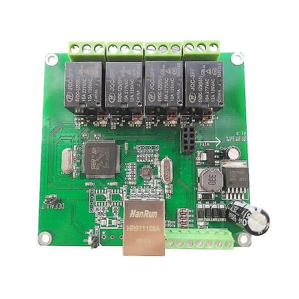 2-relä ETH WIFI Ethernet-relä Nätverks-Wifi-switch Kan Rs485 Coap Domoticz Timer-modul