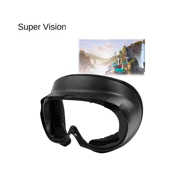 Ansigtsbeslag Svampelederpude Til Pico 4 VR Headset Udskiftning Vaskbar Ansigtsdækning Maske Til Pico