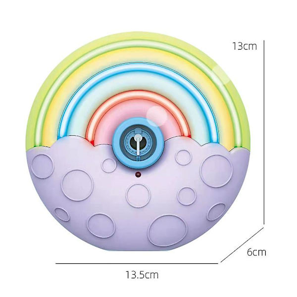 Panacare Automatisk Boblemaskine, Bobleblæser Legetøj Til Børn 3 4 5 6 År Gamle, 1500+ Bobler/min Med Bobleopløsning*2, Bærbar Regnbue Boblemaskine