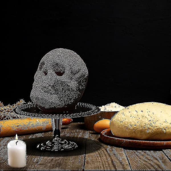 Stor Realistisk Silikon Kranie Kageform DIY Bageform Til Halloween