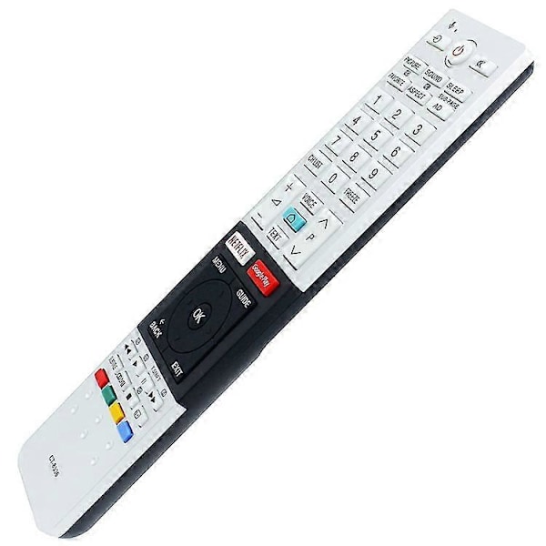 CT-8536 Kompatibel med TOSHIBA Ersättningsfjärrkontroll för TV