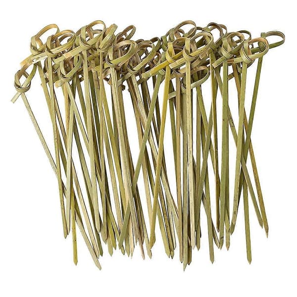 500 stk. bambusknottepinner, cocktailpinner, drikkepinner